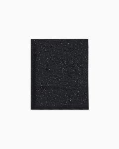 Emporio Armani - Stola con paillettes e ricamo logo nero