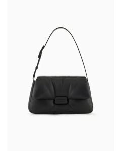 Emporio Armani Y3E226YWZ1V180001 Borsa a spalla baguette in nappa puffy nero