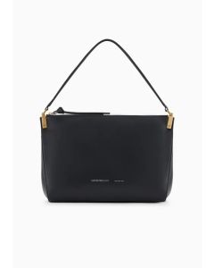 Emporio Armani Y3E248YZA6D180001 Borsa a mano media in pelle liscia nero