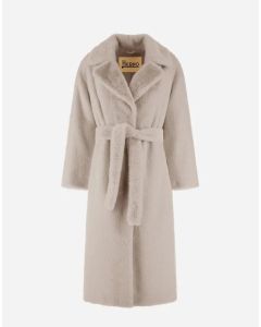 Herno - Cappotto in soft faux fur chantilly