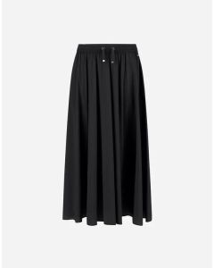 Herno - Gonna in light nylon stretch nero