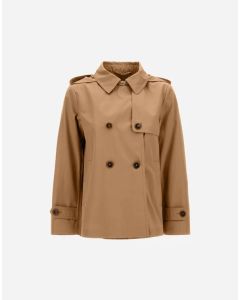 Herno - Impermeabile Peacoat in dean cammello