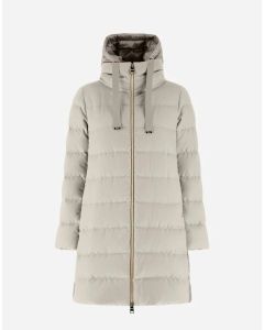 Herno - Giaccone in cashmere seta e nylon ultralight chantilly