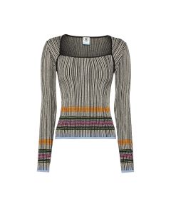 M Missoni 2DN003622K009USM59W Maglia con scollo quadrato