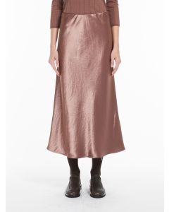 Max Mara - Gonna midi in raso ALESSIO malva