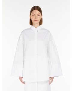 Max Mara - Camicia in raso di cotone SAPORE bianco