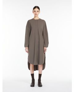 Max Mara - Abito in jersey stretch DRINA fango