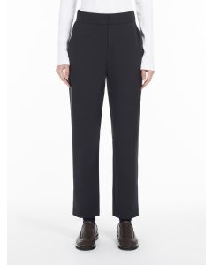 Max Mara - Pantaloni in jersey stretch LIPARI blu
