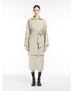 Max Mara - Impermeabile in tessuto tecnico LODI sabbia 
