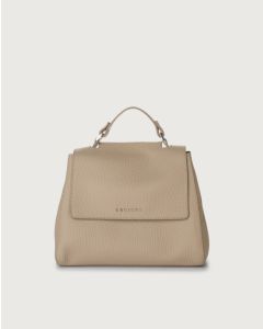 Orciani 20W-B0199_SOF_CON Borsa Sveva Soft Piccola a mano in pelle con tracolla conchiglia