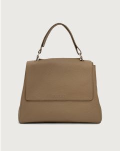 Orciani 20W-BT2006_SOF-KIW Borsa Sveva Soft Media a spalla in pelle con tracolla kiwi