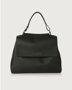 Orciani - Borsa Sveva Soft Media a spalla in pelle con tracolla nero