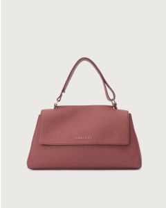 Orciani 24S-B02159_SOF_AMA Borsa Sveva Longuette Soft in pelle con tracolla amarena