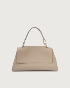 Orciani 24S-B02159_SOF_CON Borsa Sveva Longuette Soft in pelle con tracolla conchiglia