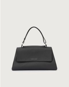 Orciani 24S-B02159_SOF_NER Borsa Sveva Longuette Soft in pelle con tracolla nero
