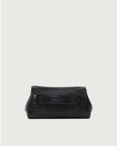 Orciani - Clutch Gossip Stark in pelle nero