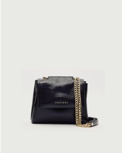 Orciani - Borsa Sveva Vinyl Mini a spalla in pelle naplack nero