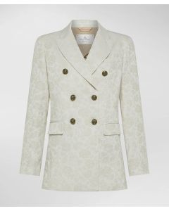 Peuterey - Blazer doppiopetto con bottoni gioiello UTVEAR JEWEL naturale 