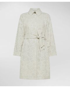 Peuterey - Trench jacquard damascato CORDOUAN naturale